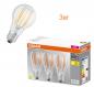 Preview: 3er Pack OSRAM LED BASE Filament E27 Lampe 11W wie 100W warmweiß